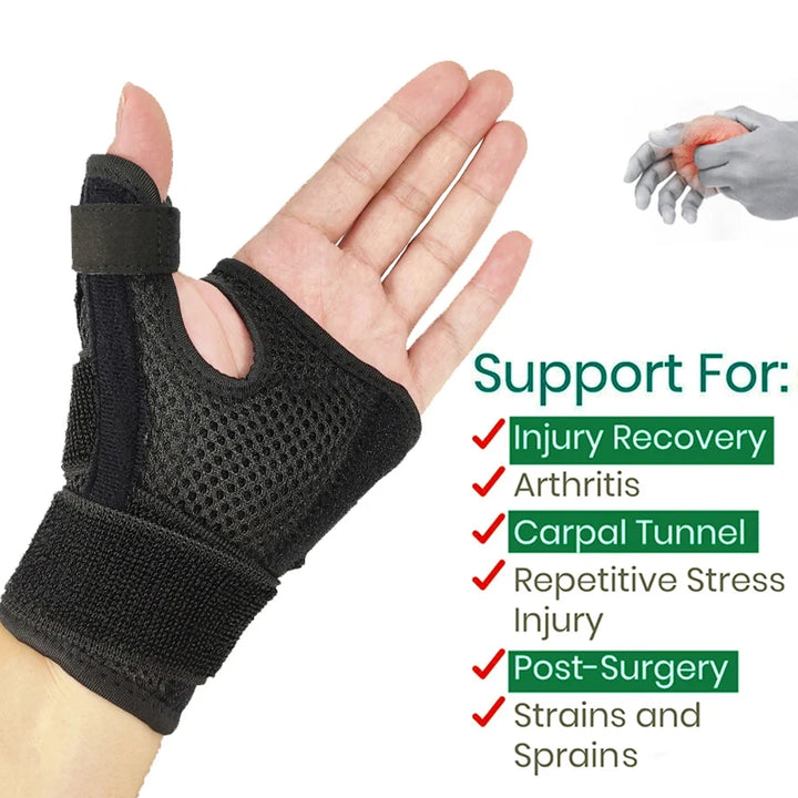 Premium CMC Thumb Brace – Comfortable Thumb Splint for Arthritis & Joint Pain Relief, Stabilizing Orthosis for Osteoarthritis